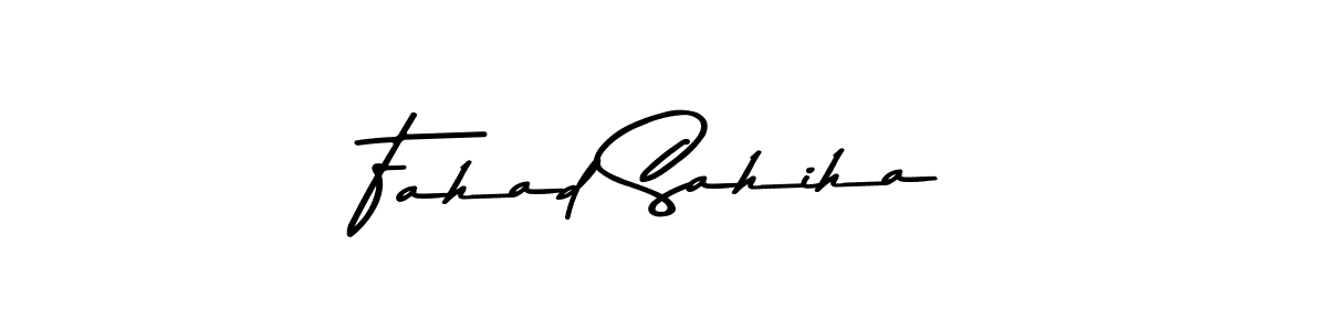 Also You can easily find your signature by using the search form. We will create Fahad Sahiha name handwritten signature images for you free of cost using Asem Kandis PERSONAL USE sign style. Fahad Sahiha signature style 9 images and pictures png