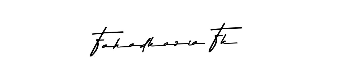 Also You can easily find your signature by using the search form. We will create Fahadkazia Fk name handwritten signature images for you free of cost using Asem Kandis PERSONAL USE sign style. Fahadkazia Fk signature style 9 images and pictures png