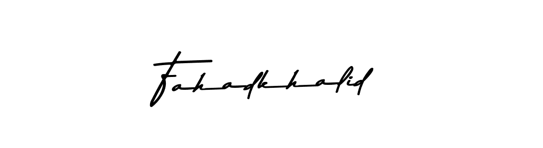 Also we have Fahadkhalid name is the best signature style. Create professional handwritten signature collection using Asem Kandis PERSONAL USE autograph style. Fahadkhalid signature style 9 images and pictures png