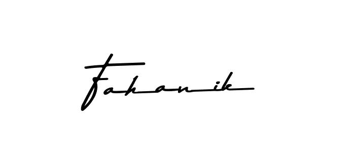 How to make Fahanik signature? Asem Kandis PERSONAL USE is a professional autograph style. Create handwritten signature for Fahanik name. Fahanik signature style 9 images and pictures png