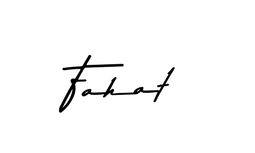 Create a beautiful signature design for name Fahat. With this signature (Asem Kandis PERSONAL USE) fonts, you can make a handwritten signature for free. Fahat signature style 9 images and pictures png