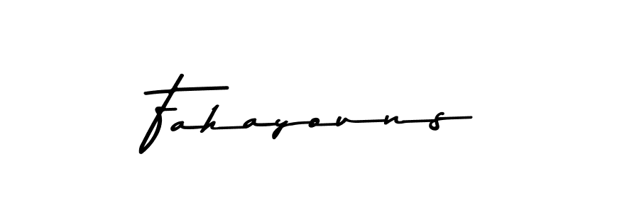 Fahayouns stylish signature style. Best Handwritten Sign (Asem Kandis PERSONAL USE) for my name. Handwritten Signature Collection Ideas for my name Fahayouns. Fahayouns signature style 9 images and pictures png