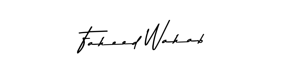 Make a short Faheed Wahab signature style. Manage your documents anywhere anytime using Asem Kandis PERSONAL USE. Create and add eSignatures, submit forms, share and send files easily. Faheed Wahab signature style 9 images and pictures png