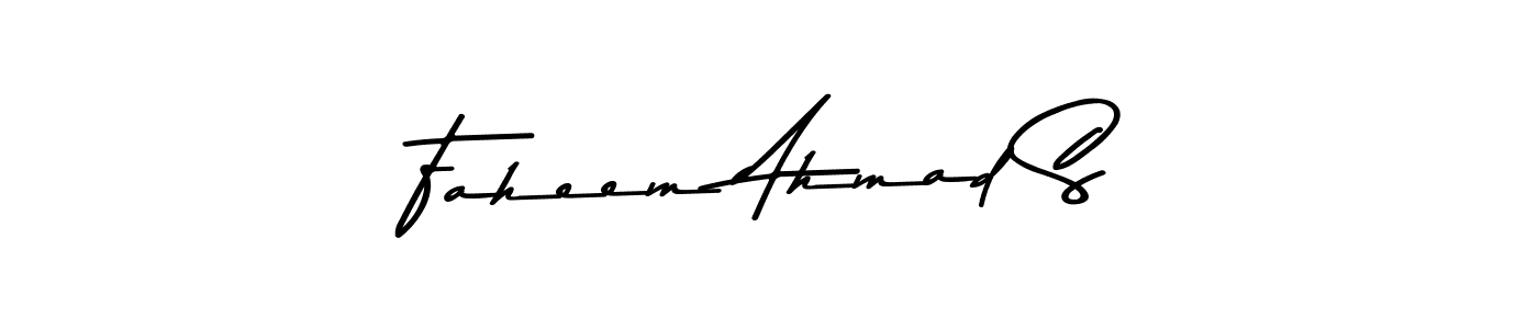 Make a beautiful signature design for name Faheem Ahmad S. Use this online signature maker to create a handwritten signature for free. Faheem Ahmad S signature style 9 images and pictures png