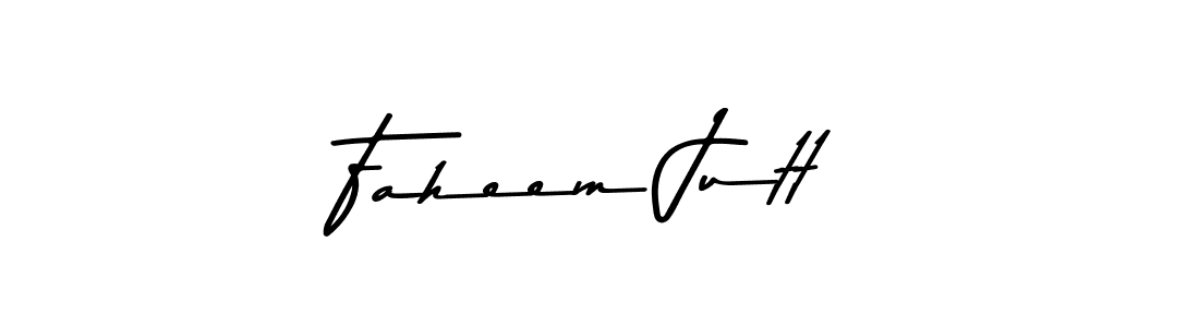 Make a beautiful signature design for name Faheem Jutt. With this signature (Asem Kandis PERSONAL USE) style, you can create a handwritten signature for free. Faheem Jutt signature style 9 images and pictures png