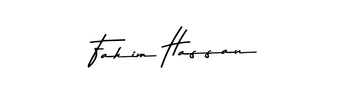 The best way (Asem Kandis PERSONAL USE) to make a short signature is to pick only two or three words in your name. The name Fahim Hassan include a total of six letters. For converting this name. Fahim Hassan signature style 9 images and pictures png