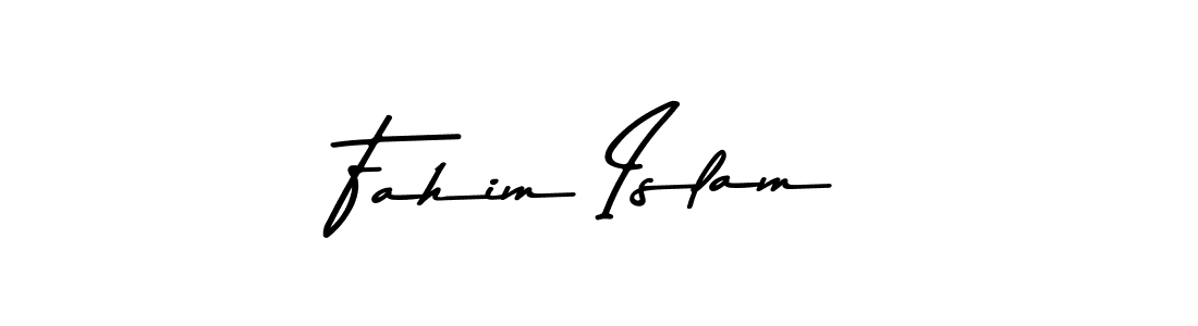 Use a signature maker to create a handwritten signature online. With this signature software, you can design (Asem Kandis PERSONAL USE) your own signature for name Fahim Islam. Fahim Islam signature style 9 images and pictures png