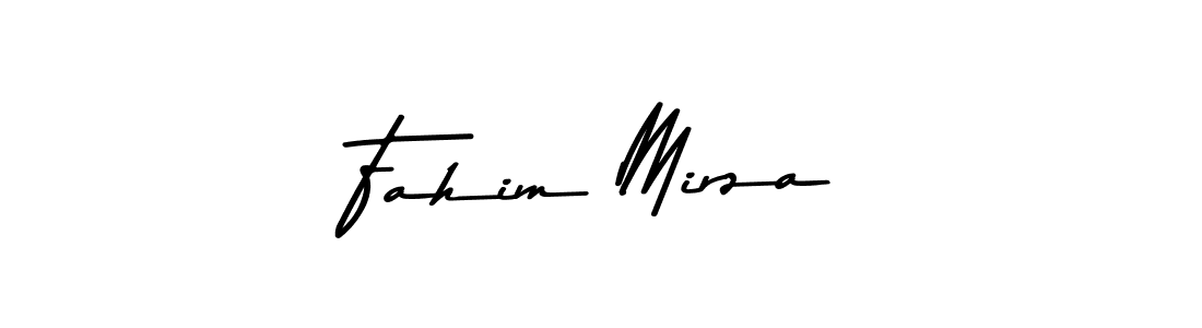 Create a beautiful signature design for name Fahim Mirza. With this signature (Asem Kandis PERSONAL USE) fonts, you can make a handwritten signature for free. Fahim Mirza signature style 9 images and pictures png