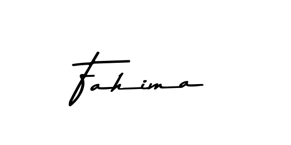 Make a beautiful signature design for name Fahima. With this signature (Asem Kandis PERSONAL USE) style, you can create a handwritten signature for free. Fahima signature style 9 images and pictures png