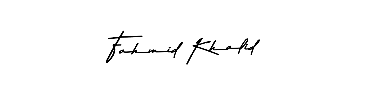 How to Draw Fahmid Khalid signature style? Asem Kandis PERSONAL USE is a latest design signature styles for name Fahmid Khalid. Fahmid Khalid signature style 9 images and pictures png