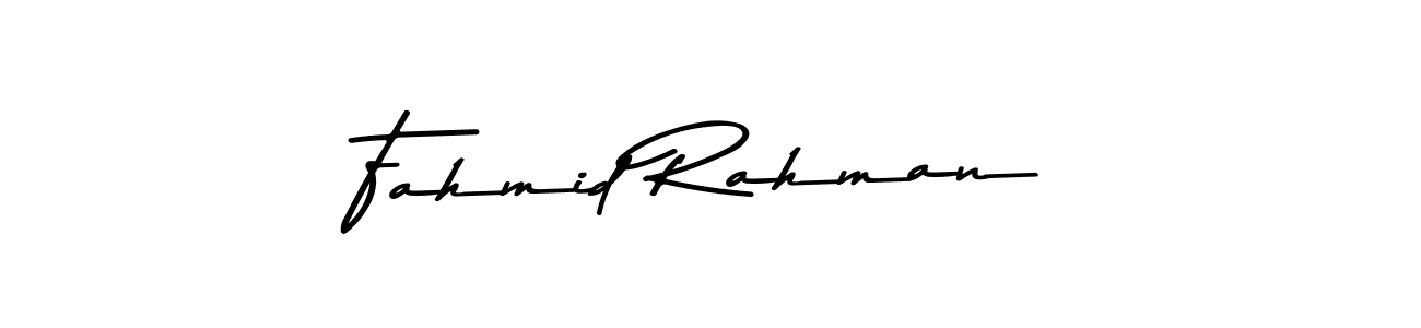 Asem Kandis PERSONAL USE is a professional signature style that is perfect for those who want to add a touch of class to their signature. It is also a great choice for those who want to make their signature more unique. Get Fahmid Rahman name to fancy signature for free. Fahmid Rahman signature style 9 images and pictures png