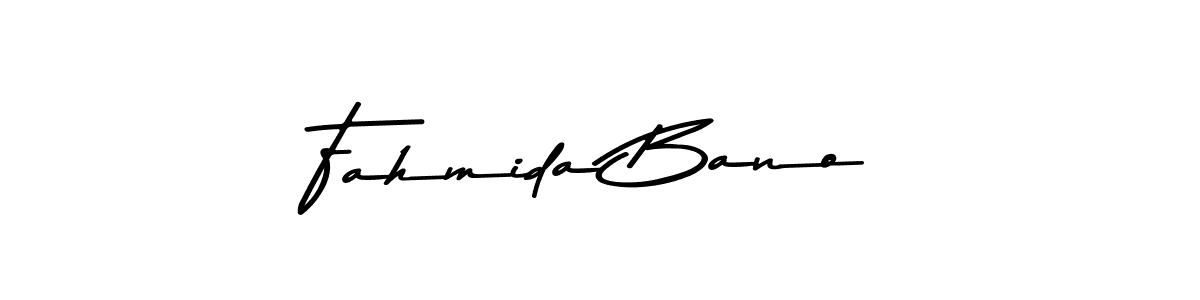 Make a beautiful signature design for name Fahmida Bano. Use this online signature maker to create a handwritten signature for free. Fahmida Bano signature style 9 images and pictures png