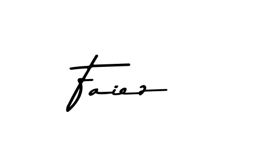 Create a beautiful signature design for name Faiez. With this signature (Asem Kandis PERSONAL USE) fonts, you can make a handwritten signature for free. Faiez signature style 9 images and pictures png