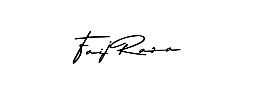 Create a beautiful signature design for name Faij Raza. With this signature (Asem Kandis PERSONAL USE) fonts, you can make a handwritten signature for free. Faij Raza signature style 9 images and pictures png