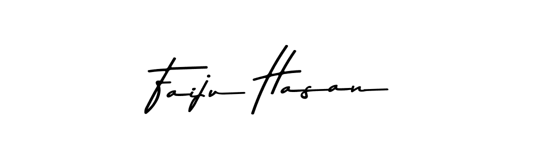 Create a beautiful signature design for name Faiju Hasan. With this signature (Asem Kandis PERSONAL USE) fonts, you can make a handwritten signature for free. Faiju Hasan signature style 9 images and pictures png