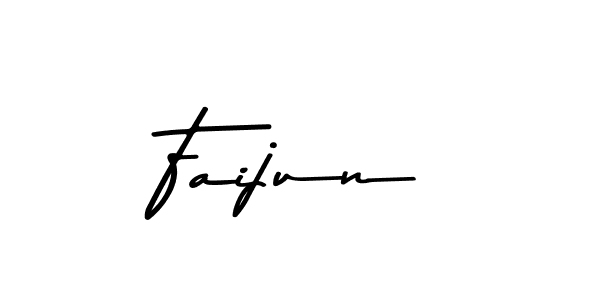 Create a beautiful signature design for name Faijun. With this signature (Asem Kandis PERSONAL USE) fonts, you can make a handwritten signature for free. Faijun signature style 9 images and pictures png