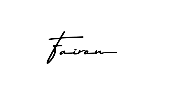 You should practise on your own different ways (Asem Kandis PERSONAL USE) to write your name (Fairon) in signature. don't let someone else do it for you. Fairon signature style 9 images and pictures png