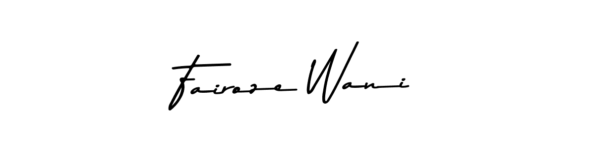 Once you've used our free online signature maker to create your best signature Asem Kandis PERSONAL USE style, it's time to enjoy all of the benefits that Fairoze Wani name signing documents. Fairoze Wani signature style 9 images and pictures png