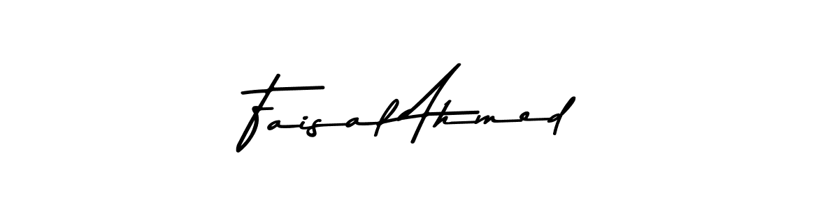 Use a signature maker to create a handwritten signature online. With this signature software, you can design (Asem Kandis PERSONAL USE) your own signature for name Faisal Ahmed. Faisal Ahmed signature style 9 images and pictures png