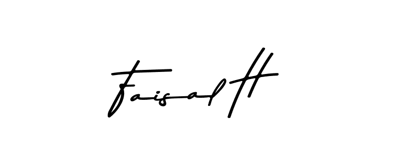 How to make Faisal H signature? Asem Kandis PERSONAL USE is a professional autograph style. Create handwritten signature for Faisal H name. Faisal H signature style 9 images and pictures png