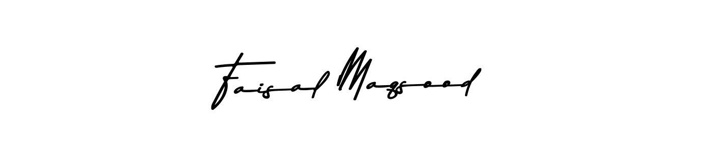 How to make Faisal Maqsood name signature. Use Asem Kandis PERSONAL USE style for creating short signs online. This is the latest handwritten sign. Faisal Maqsood signature style 9 images and pictures png