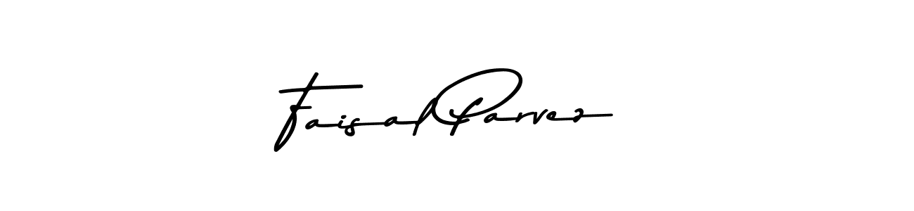 Use a signature maker to create a handwritten signature online. With this signature software, you can design (Asem Kandis PERSONAL USE) your own signature for name Faisal Parvez. Faisal Parvez signature style 9 images and pictures png