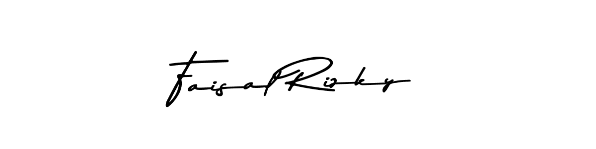 Make a beautiful signature design for name Faisal Rizky. With this signature (Asem Kandis PERSONAL USE) style, you can create a handwritten signature for free. Faisal Rizky signature style 9 images and pictures png