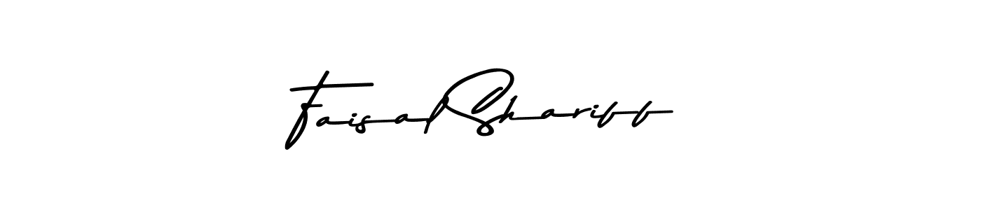 Design your own signature with our free online signature maker. With this signature software, you can create a handwritten (Asem Kandis PERSONAL USE) signature for name Faisal Shariff. Faisal Shariff signature style 9 images and pictures png