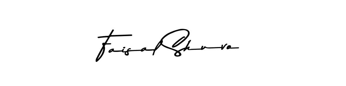 Faisal Shuvo stylish signature style. Best Handwritten Sign (Asem Kandis PERSONAL USE) for my name. Handwritten Signature Collection Ideas for my name Faisal Shuvo. Faisal Shuvo signature style 9 images and pictures png