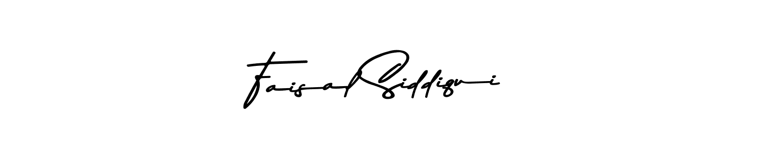 Make a beautiful signature design for name Faisal Siddiqui. With this signature (Asem Kandis PERSONAL USE) style, you can create a handwritten signature for free. Faisal Siddiqui signature style 9 images and pictures png