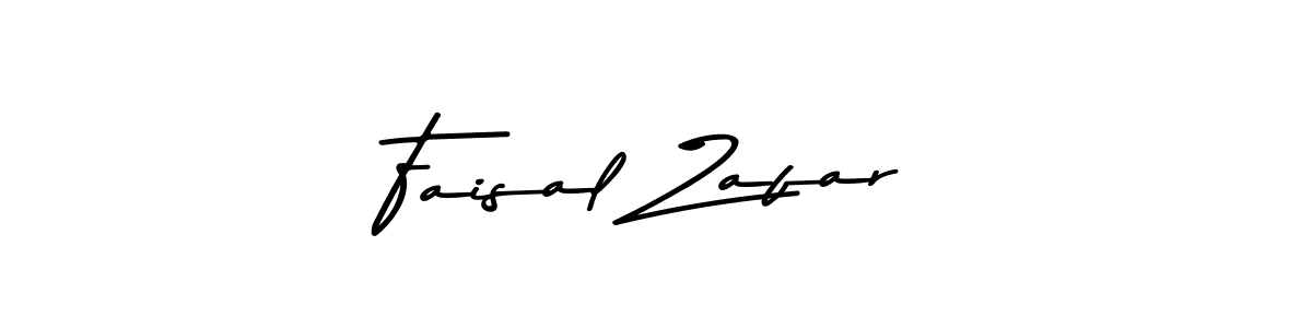 Create a beautiful signature design for name Faisal Zafar. With this signature (Asem Kandis PERSONAL USE) fonts, you can make a handwritten signature for free. Faisal Zafar signature style 9 images and pictures png