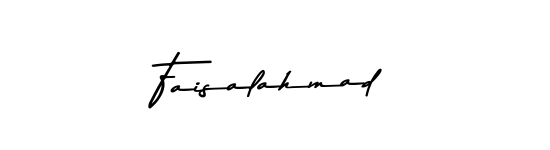 Use a signature maker to create a handwritten signature online. With this signature software, you can design (Asem Kandis PERSONAL USE) your own signature for name Faisalahmad. Faisalahmad signature style 9 images and pictures png