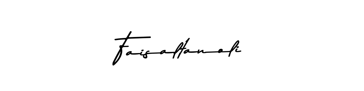 Design your own signature with our free online signature maker. With this signature software, you can create a handwritten (Asem Kandis PERSONAL USE) signature for name Faisaltanoli. Faisaltanoli signature style 9 images and pictures png