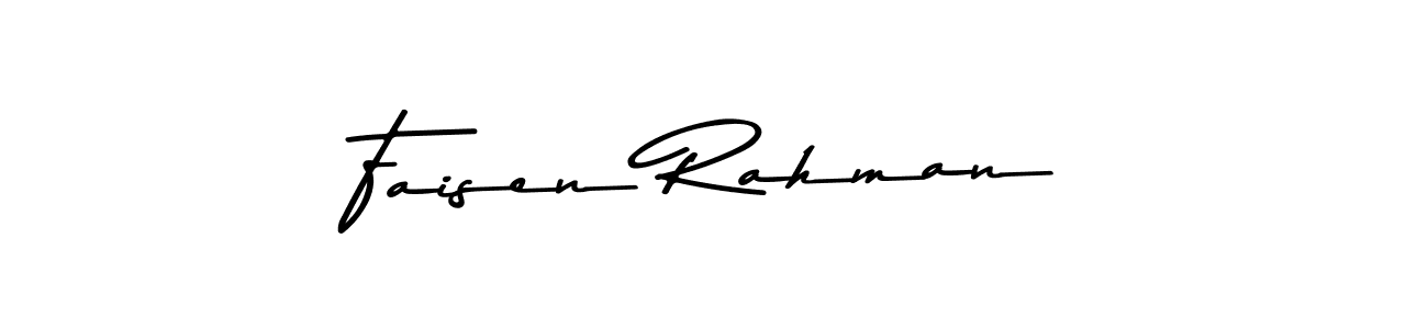 Also You can easily find your signature by using the search form. We will create Faisen Rahman name handwritten signature images for you free of cost using Asem Kandis PERSONAL USE sign style. Faisen Rahman signature style 9 images and pictures png