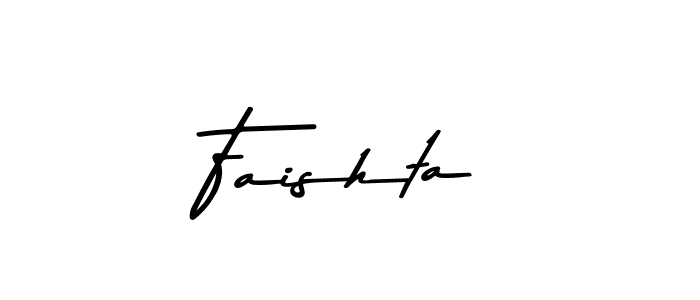 How to make Faishta signature? Asem Kandis PERSONAL USE is a professional autograph style. Create handwritten signature for Faishta name. Faishta signature style 9 images and pictures png