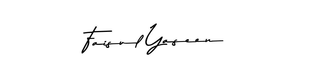 Also we have Faisul Yaseen name is the best signature style. Create professional handwritten signature collection using Asem Kandis PERSONAL USE autograph style. Faisul Yaseen signature style 9 images and pictures png