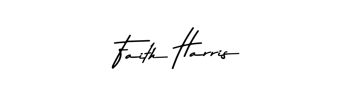 How to make Faith Harris name signature. Use Asem Kandis PERSONAL USE style for creating short signs online. This is the latest handwritten sign. Faith Harris signature style 9 images and pictures png