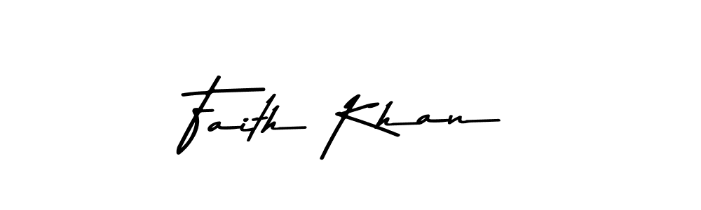 Make a beautiful signature design for name Faith Khan. With this signature (Asem Kandis PERSONAL USE) style, you can create a handwritten signature for free. Faith Khan signature style 9 images and pictures png