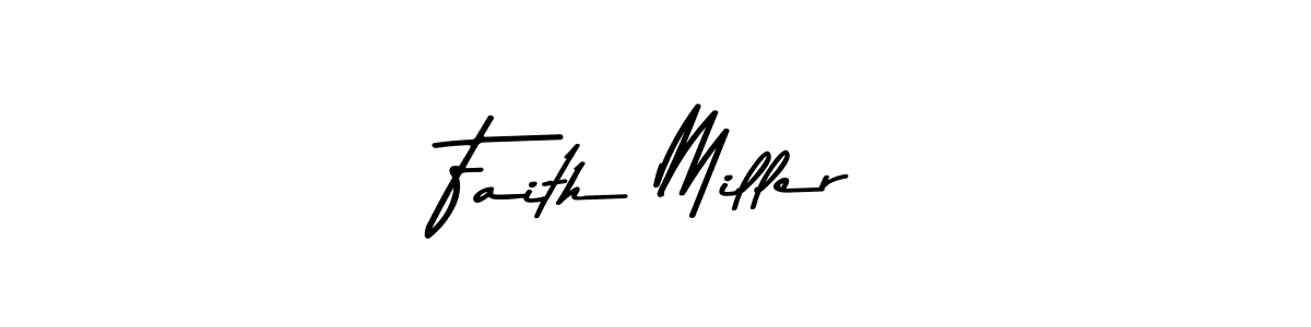 Create a beautiful signature design for name Faith Miller. With this signature (Asem Kandis PERSONAL USE) fonts, you can make a handwritten signature for free. Faith Miller signature style 9 images and pictures png