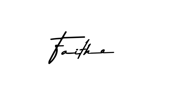 Also we have Faithe name is the best signature style. Create professional handwritten signature collection using Asem Kandis PERSONAL USE autograph style. Faithe signature style 9 images and pictures png