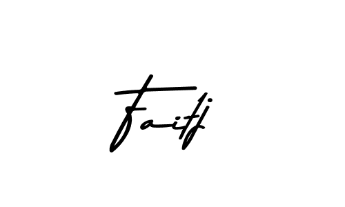 Asem Kandis PERSONAL USE is a professional signature style that is perfect for those who want to add a touch of class to their signature. It is also a great choice for those who want to make their signature more unique. Get Faitj name to fancy signature for free. Faitj signature style 9 images and pictures png