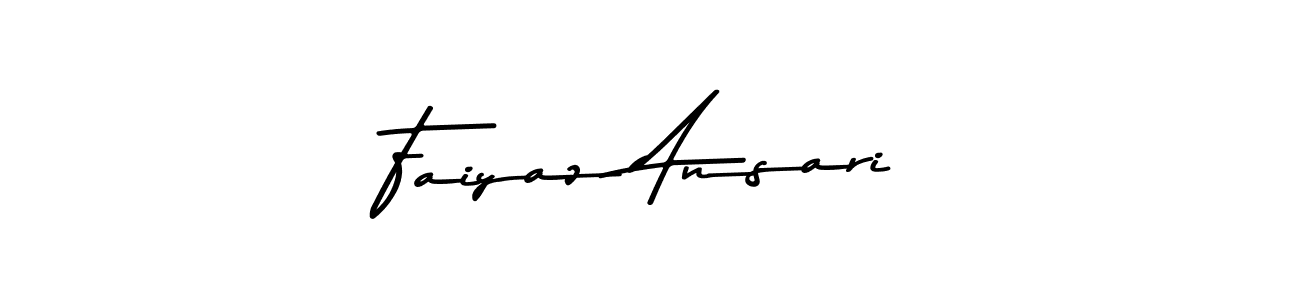 Faiyaz Ansari stylish signature style. Best Handwritten Sign (Asem Kandis PERSONAL USE) for my name. Handwritten Signature Collection Ideas for my name Faiyaz Ansari. Faiyaz Ansari signature style 9 images and pictures png