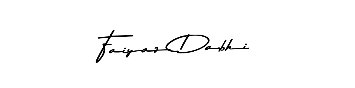 Design your own signature with our free online signature maker. With this signature software, you can create a handwritten (Asem Kandis PERSONAL USE) signature for name Faiyaz Dabhi. Faiyaz Dabhi signature style 9 images and pictures png