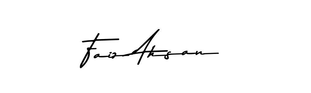 Design your own signature with our free online signature maker. With this signature software, you can create a handwritten (Asem Kandis PERSONAL USE) signature for name Faiz Ahsan. Faiz Ahsan signature style 9 images and pictures png