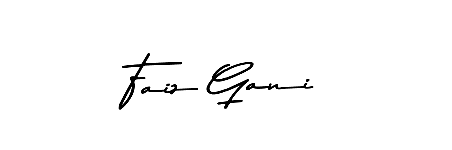 How to make Faiz Gani signature? Asem Kandis PERSONAL USE is a professional autograph style. Create handwritten signature for Faiz Gani name. Faiz Gani signature style 9 images and pictures png