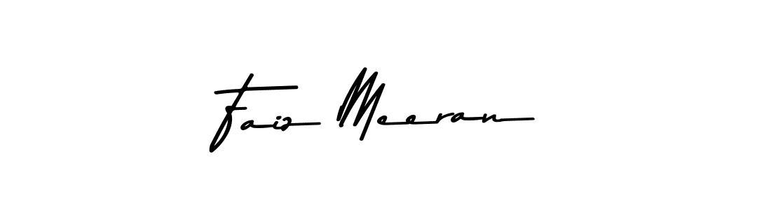 Design your own signature with our free online signature maker. With this signature software, you can create a handwritten (Asem Kandis PERSONAL USE) signature for name Faiz Meeran. Faiz Meeran signature style 9 images and pictures png