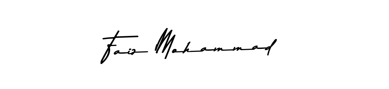 Design your own signature with our free online signature maker. With this signature software, you can create a handwritten (Asem Kandis PERSONAL USE) signature for name Faiz Mohammad. Faiz Mohammad signature style 9 images and pictures png