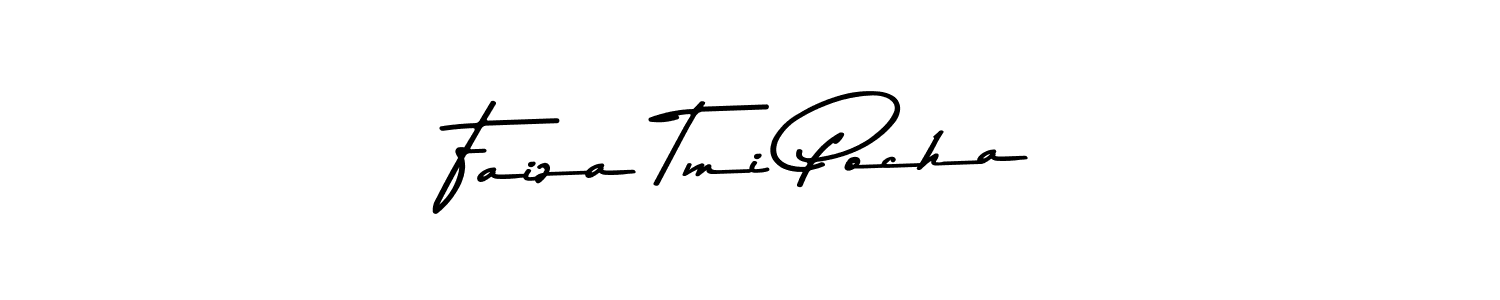 You can use this online signature creator to create a handwritten signature for the name Faiza Tmi Pocha. This is the best online autograph maker. Faiza Tmi Pocha signature style 9 images and pictures png