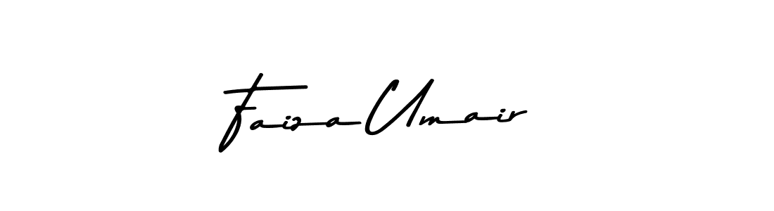 Design your own signature with our free online signature maker. With this signature software, you can create a handwritten (Asem Kandis PERSONAL USE) signature for name Faiza Umair. Faiza Umair signature style 9 images and pictures png