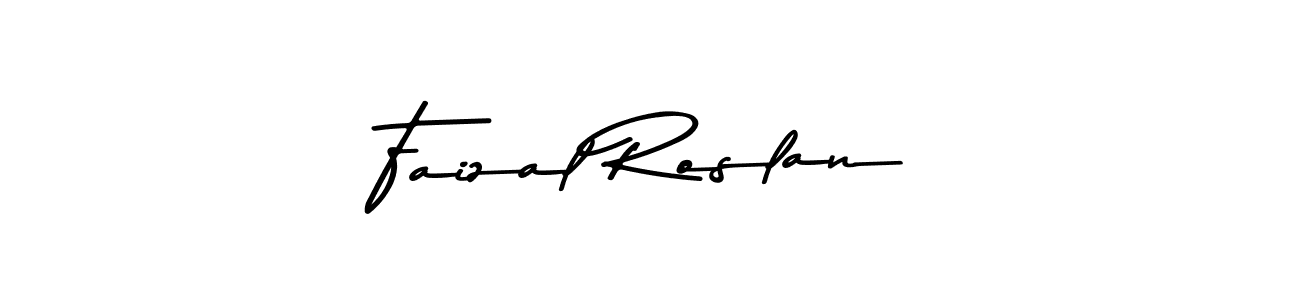 You can use this online signature creator to create a handwritten signature for the name Faizal Roslan. This is the best online autograph maker. Faizal Roslan signature style 9 images and pictures png